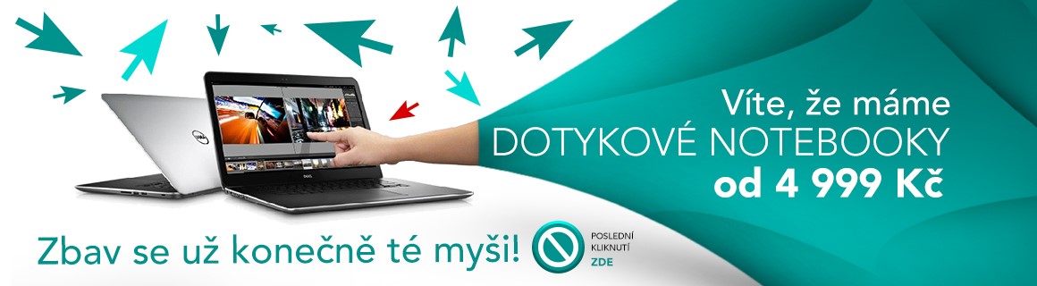 Akce dotykové NTB od 4999